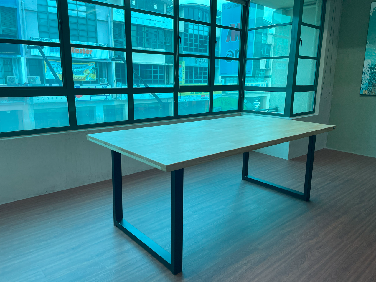 Custom-made Office Table | Office Table With Beleco Metal Leg And Draw ...