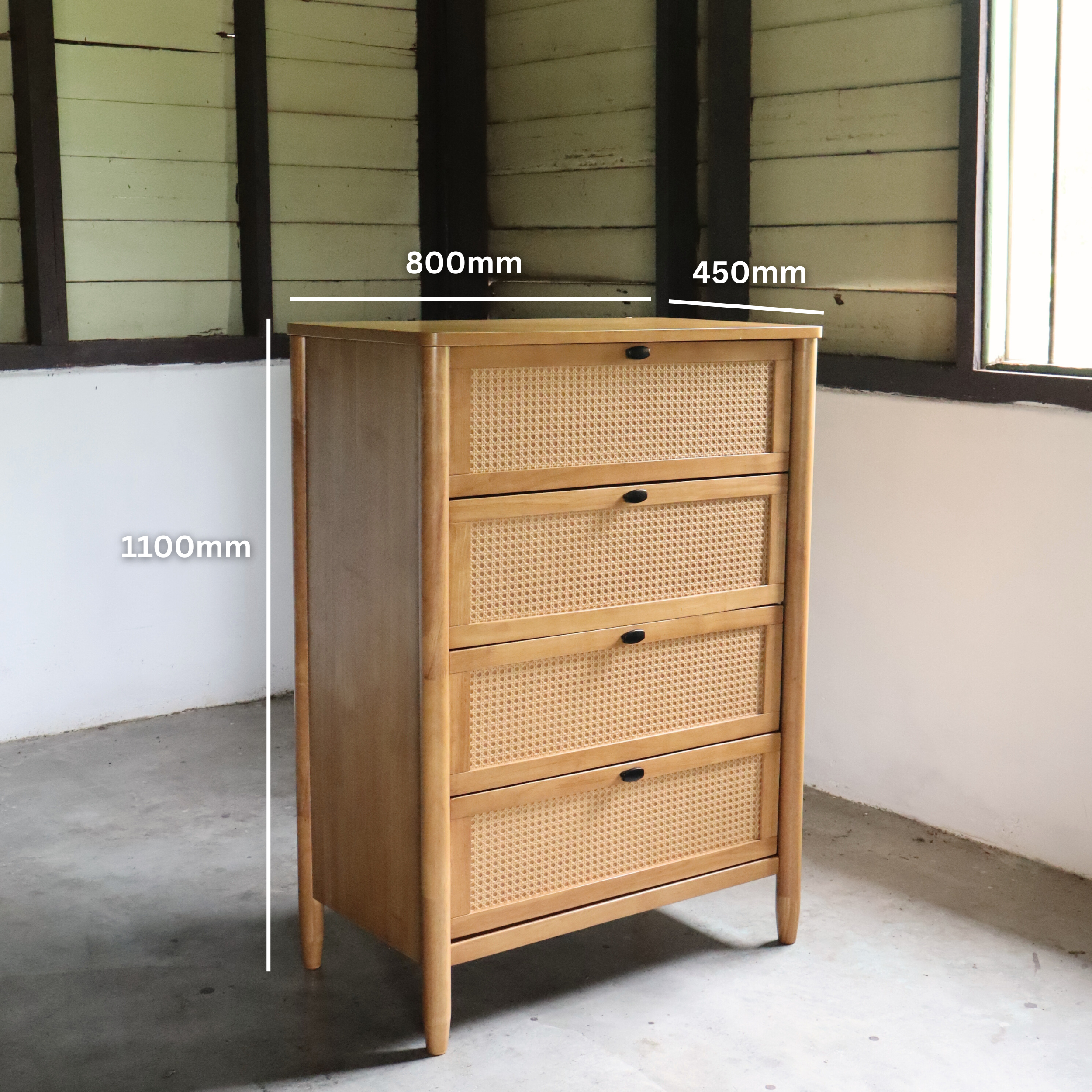 LEO Chest of 4 Drawers