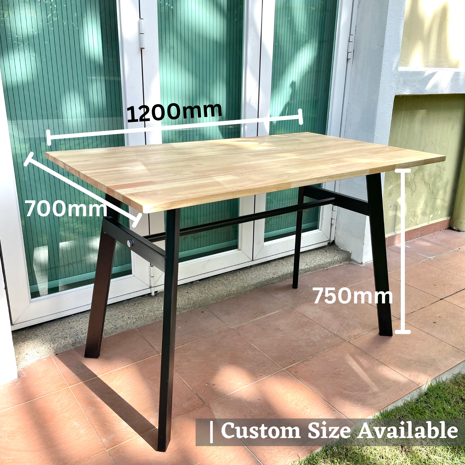 LUCKS Rectangle Table