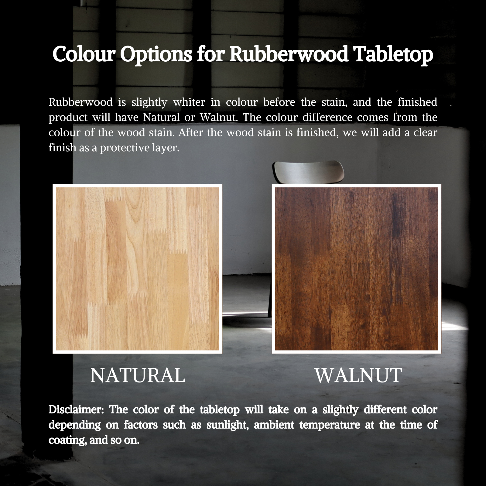 Rubberwood Table