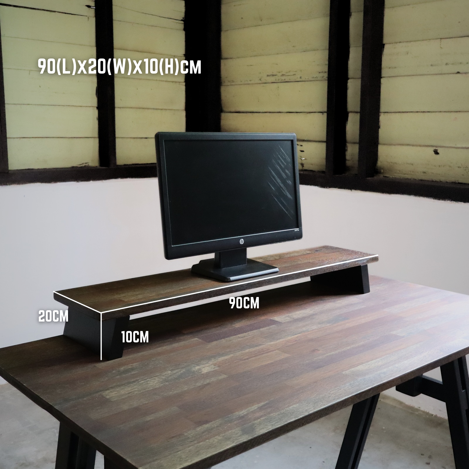 Merbau Monitor Stand