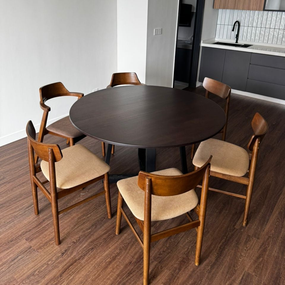 Solid Wood Round Dining Table