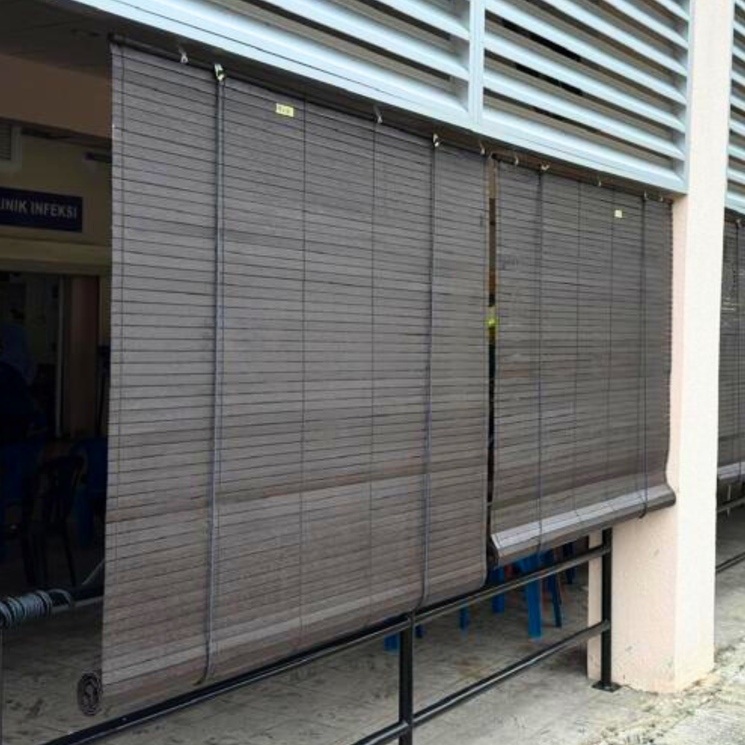 Wooden Blinds - Outdoor (Width: 7ft / 8ft / 9ft / 10ft)